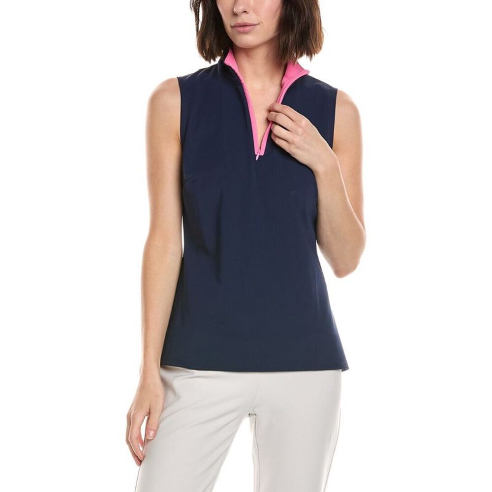 Melly M Womens Delray Top, Navy